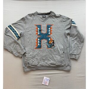 10.Deep Victory Warriors DVSN Champs Gray Graphic Sweatshirt Mens 3XL